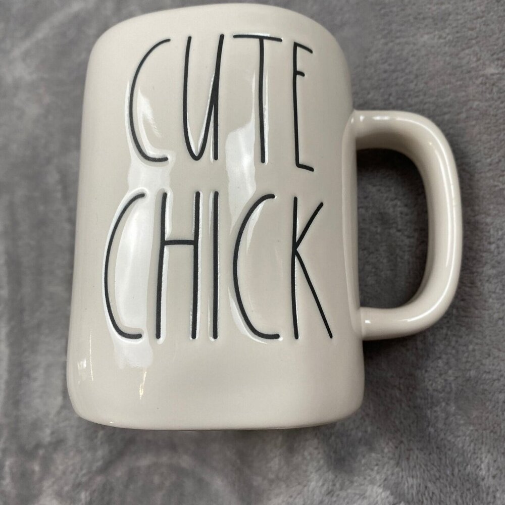 Rae Dunn Artisan Collection By Magenta Ivory Ceramic "Cute Chick" Tea Coffee Mug